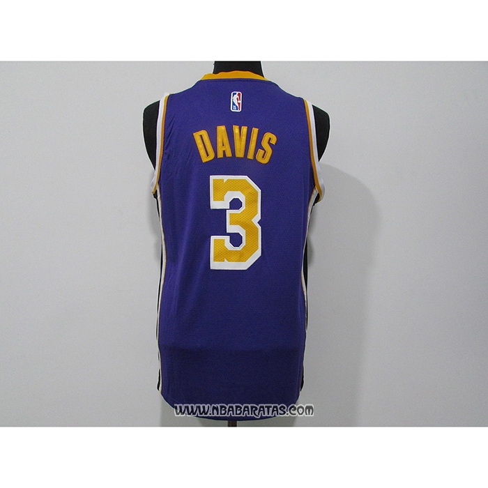 Camiseta Los Angeles Lakers Anthony Davis #3 Statement 2021-22 Violeta